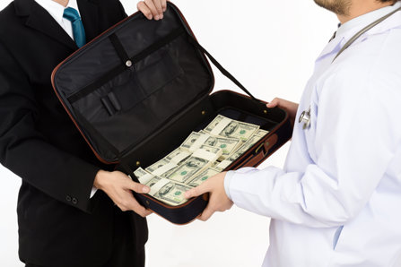 pharmaceutical companies bribe doctors